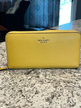 Kate Spade Pebbled Leather Long Wallet